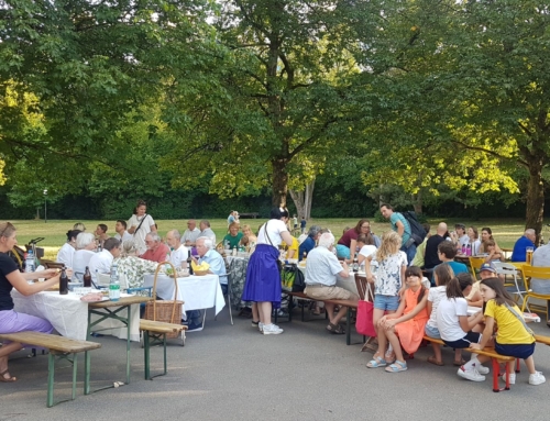 Nachbarschaftsfest im Olympiadorf am Basketballplatz