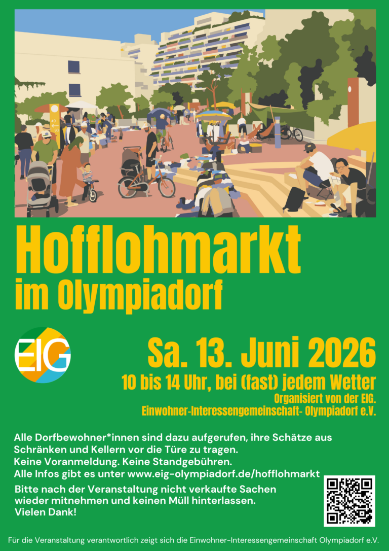Hofflohmarkt im Olympiadorf 2026